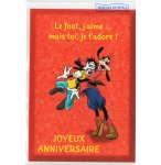 CARTE D'ANNIVERSAIRE DISNEY GOOFY ET DINGO (42)