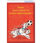 CARTE D'ANNIVERSAIRE LES 101 DALMATIENS FOOTBALL (9)