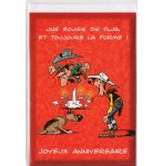 CARTE D'ANNIVERSAIRE LUCKY LUKE + ENVELOPPE - CARTERIE THEME BD - JOYEUX ANNIVERSAIRE (6)
