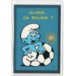 CARTE ENFANT SCHTROUMPF FARCEUR + ENVELOPPE - CARTERIE SPORT FOOTBALL - ENFANT - ADULTE - FILLE - GARCON (37)