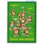 CARTE JOYEUX ANNIVERSAIRE ANIMAL RIGOLO FOOT + ENVELOPPE - CARTERIE - FOOTBALL SPORTIF - ENFANT - ADULTE - FILLE - GARCON (32)