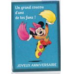 CARTE JOYEUX ANNIVERSAIRE MINNIE + ENVELOPPE - CARTERIE DISNEY - DESSIN ANIME - ENFANT - ADULTE - FILLE - GARCON (40) (40)