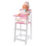 CHAISE HAUTE EN BOIS COEUR POUR POUPEE - ACCESSOIRE POUPON