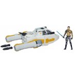 CHASSEUR Y-WING - VEHICULE ET FIGURINE STAR WARS REBELS - HASBRO - B9594