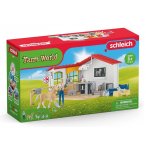 CLINIQUE VETERINAIRE AVEC ANIMAUX DOMESTIQUES - FARM WORLD - SCHLEICH - 42502