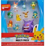 COFFRET 10 POKEMON BATTLE FIGURE ECTOPLASMA - FLAMBINO - SALAMECHE - BULBIZARRE - CARAPUCE - PIKACHU - EVOLI - GOINFREX - OUISTEMPO - LARMELEON - POKEMON - FIGURINE ACTION