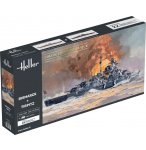 COFFRET 2 MAQUETTES : BATEAU BISMARCK ET TIRPITZ - BATEAU MILITAIRE - ECHELLE 1/400 - HELLER - 85078