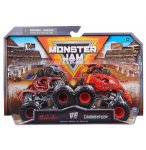 COFFRET 2 MONSTER JAM 1/64 SERIE 25 : OCTON8ER VS CRUSHSTATION - VEHICULE MINIATURE METAL - SPIN MASTER