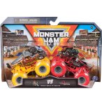 COFFRET 2 MONSTER JAM 1/64 SERIE 31 : KNIGHTMARE ET NORTHERN KNIGHTMARE - VEHICULE MINIATURE METAL - SPIN MASTER