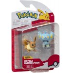 COFFRET 2 POKEMON BATTLE FIGURE EVOLI + LIXY - POKEMON - FIGURINE ACTION - BANDAI