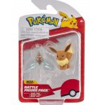 COFFRET 2 POKEMON BATTLE FIGURE EVOLI + MOTISMA - POKEMON - FIGURINE ACTION - BANDAI