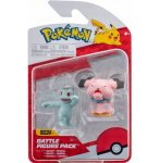 COFFRET 2 POKEMON BATTLE FIGURE MACHOC + SNUBBULL - POKEMON - FIGURINE ACTION - BANDAI