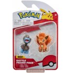 COFFRET 2 POKEMON BATTLE FIGURE SOLOCHI + GOUPIX - POKEMON - FIGURINE ACTION - BANDAI