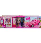 COFFRET 4 EN 1 : CABRIOLET + DRESSING + POUPEE BARBIE + KEN  - MATTEL - GVK05 - ACCESSOIRE POUPEE