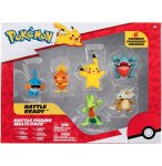 COFFRET 6 POKEMON BATTLE FIGURE ARCKO - POUSSIFEU - GOBOU - PIKACHU - GRIKNOT - OSSELAIT - POKEMON - FIGURINE ACTION