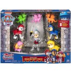 COFFRET 8 FIGURINES PAT PATROUILLE KNIGHTS RESCUE : RYDER CHEVALIER MARCUS CHASE STELLA RUBEN ET DRAGON - SPIN MASTER 20133610