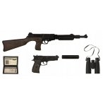 COFFRET AGENT SECRET ARMES 8 COUPS ET ACCESSOIRES - GONHER - ESPION