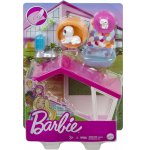 COFFRET BARBIE : 2 CHIENS + NICHE + ACCESSOIRES - MATTEL - GRG78 - ACCESSOIRES POUPEE