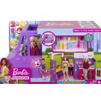 COFFRET BARBIE LE FOOD TRUCK - VEHICULE - RESTAURANT - 30 ACCESSOIRES - 2 EN 1 - MATTEL - GMW07