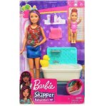 COFFRET BARBIE SKIPPER BABYSITTER L'HEURE DU BAIN - MATTEL - FXH05 - POUPEES ET ACCESSOIRES