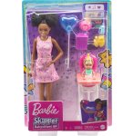 COFFRET BARBIE SKIPPER NOIR BABYSITTER ANNIVERSAIRE - MATTEL - GRP41 - POUPEES ET ACCESSOIRES