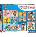 COFFRET DE 10 PUZZLES ENFANT PAT PATROUILLLE CHIEN ET VEHICULE 18 - 30 - 48 - 60 - PIECES - PAW PATROL