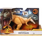 COFFRET DINOSAURE SKORPIOVENATOR - ARTICULE ET SONORE - DINO ATTAQUE - JURASSIC WORLD - MATTEL HDX37