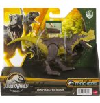 COFFRET DINOSAURE TRACKERS GENYODECTES SERUS - DINO COMBAT EXTREME ARTICULE BRUN 19 CM - JURASSIC WORLD - MATTEL