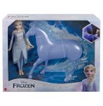 COFFRET DISNEY FROZEN POUPEE ELSA & CHEVAL NOKK - LA REINE DES NEIGES 2 - MATTEL - HLW58