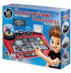 COFFRET ELECTRONIQUE EXPERT - 50 MONTAGES DE CIRCUITS - APPRENTI ELECTRICIEN - BUKI SCIENCES - 7160