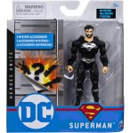 COFFRET FIGURINE SUPERMAN NOIR 10 CM AVEC 3 ACCESSOIRES MYSTERE - DC - SPIN MASTER