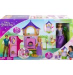 COFFRET GRANDE LA TOUR DE RAIPONCE + POUPEE MANNEQUIN RAIPONCE - 15 PIECES - DISNEY PRINCESSE - MATTEL HLW30