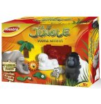 COFFRET JUNGLE DOUBLE ACTIVITE : MOULAGE ET PATE A SEL - JOUSTRA - 41102