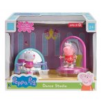 COFFRET LE STUDIO DE DANSE DE PEPPA PIG - 2 FIGURINES ET ACCESSOIRES - PEPPA LE COCHON