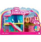 COFFRET MINI BARBIELAND : LA MAISON DE POUPEE + 1 FIGURINE ET 2 ACCESSOIRES - BARBIE - MATTEL HYF46