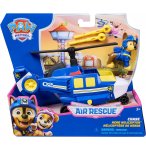 COFFRET PAT PATROUILLE AIR RESCUE : HELICOPTERE POLICE + CHASE - VEHICULE - FIGURINE CHIEN - PAW PATROL - SPIN MASTER