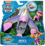 COFFRET PAT PATROUILLE JUNGLE PUPS : AVION + SELLA - VEHICULE TRANSFORMABLE - FIGURINE CHIEN - PAW PATROL - SPIN MASTER