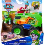 COFFRET PAT PATROUILLE RESCUE WHEELS : TOUT TERRAIN DE RECYCLAGE + ROCKY - VEHICULE TRANSFORMABLE - FIGURINE CHIEN - PAW PATROL - SPIN MASTER
