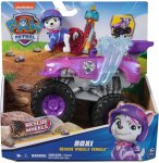 COFFRET PAT PATROUILLE RESCUE WHEELS : TOUT TERRAIN + ROXI - VEHICULE TRANSFORMABLE - FIGURINE CHIEN - PAW PATROL - SPIN MASTER