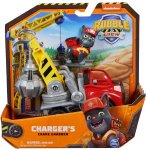 COFFRET PAT PATROUILLE RUBEN & CIE : CAMION GRUE + CHARLIE - VEHICULE DE LUXE - FIGURINE CHIEN - PAW PATROL - SPIN MASTER