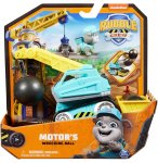 COFFRET PAT PATROUILLE RUBEN & CIE : CAMION GRUE ET ROULEAU COMPACTEUR + MOLLY - VEHICULE DE LUXE - FIGURINE CHIEN - PAW PATROL - SPIN MASTER