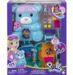 COFFRET POLLY POCKET SAC A MAIN OURSON + 2 FIGURINES + 16 ACCESSOIRES - MATTEL - HGC39 - POUPEE