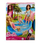 COFFRET POUPEE BARBIE BLONDE ET SA PISCINE DE REVE - MATTEL - HRJ74 - ACCESSOIRE