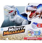 DINOSAURE T-REX GRIS MECHANT - DINO MEGASAUR MEGAHUNTER INTERACTIVE AVEC SONS - 31 CM DE HAUT - DRAGON-I TOYS