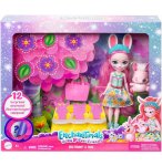 ENCHANTIMALS POUPEE BREE LAPIN ET TWIST - FIGURINE 15 CM - ANIMAL - MATTEL HLK85