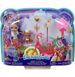 ENCHANTIMALS POUPEE DANESSA DEER AVEC VELO ET SPRINT - FIGURINE 15 CM - ANIMAL BICHE - MATTEL GJX30