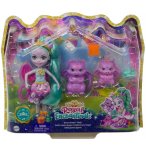 ENCHANTIMALS ROYALE POUPEE DEANNA DRAGON + DRAGON ROAST WHISK STEAM - FAMILLE DE DEANNA DRAGON - MATTEL - GYJ09