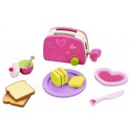 ENSEMBLE PETIT-DEJEUNER EN BOIS - GRILLE PAIN & ACCESSOIRES - JEU IMITATION