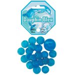 FILET DE 20 BILLES 1.6CM + 1 CALOTS DAUPHIN BLEU 2.5CM - JEU DE RECREATION - BILLE