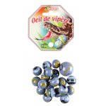 FILET DE 20 BILLES 16 MM + 1 CALOT 25 MM OEIL DE VIPERE - KIM PLAY - JEU DE RECREATION, ADRESSE